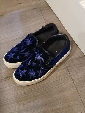 Kenneth Cole Velvet Y2K Platform Shoes